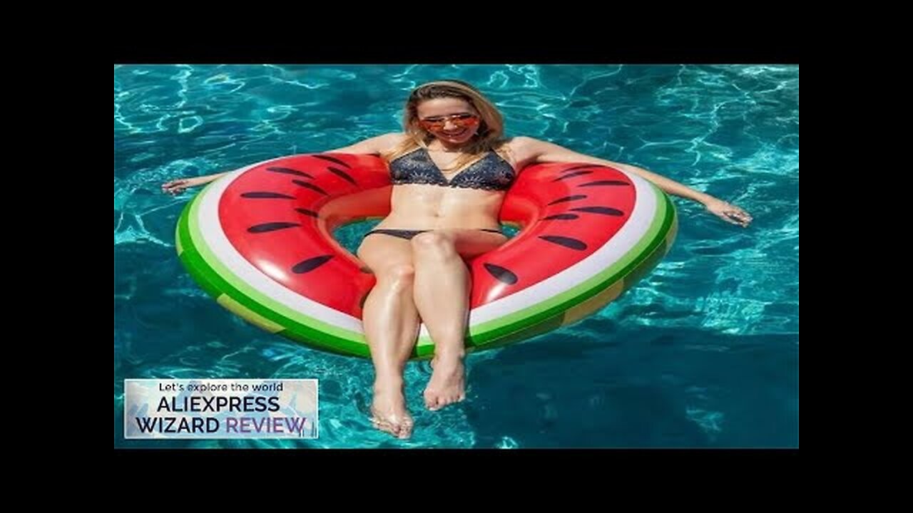 Swimming Rings For Adult Kids Inflatable Circle Swimming Circle Floating Bed Seat Review