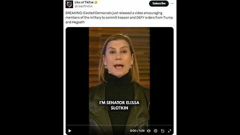 Democrats Release Video Encouraging Military To Commit Treason & Defy Orders From Trump Or Hegseth!