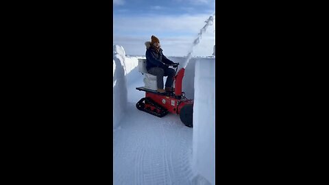 Joseph Martelli Niagara Falls, NY plowing snow on the can