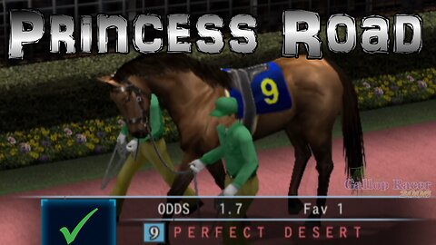 The PRINCESS ROAD Title has been earned - Gallop Racer 2006