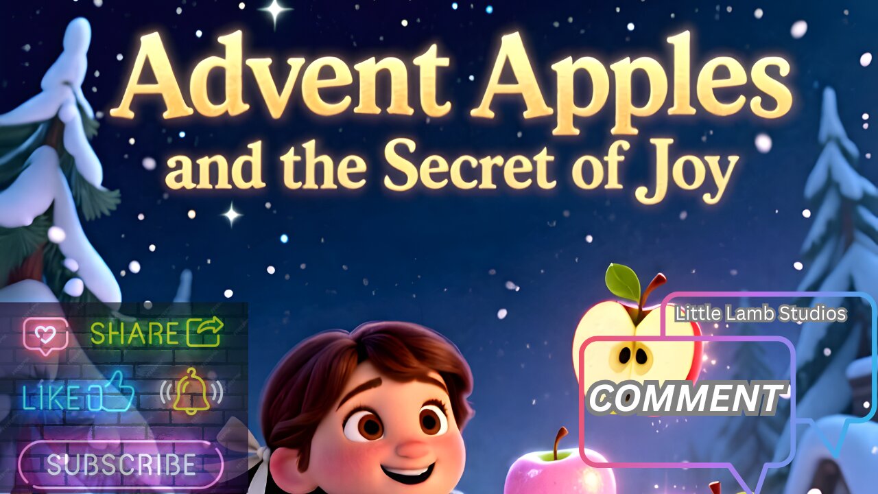 Advent Apples and the Secret of Joy 🌟 Christian Kids Christmas Story | Little Lamb Studios