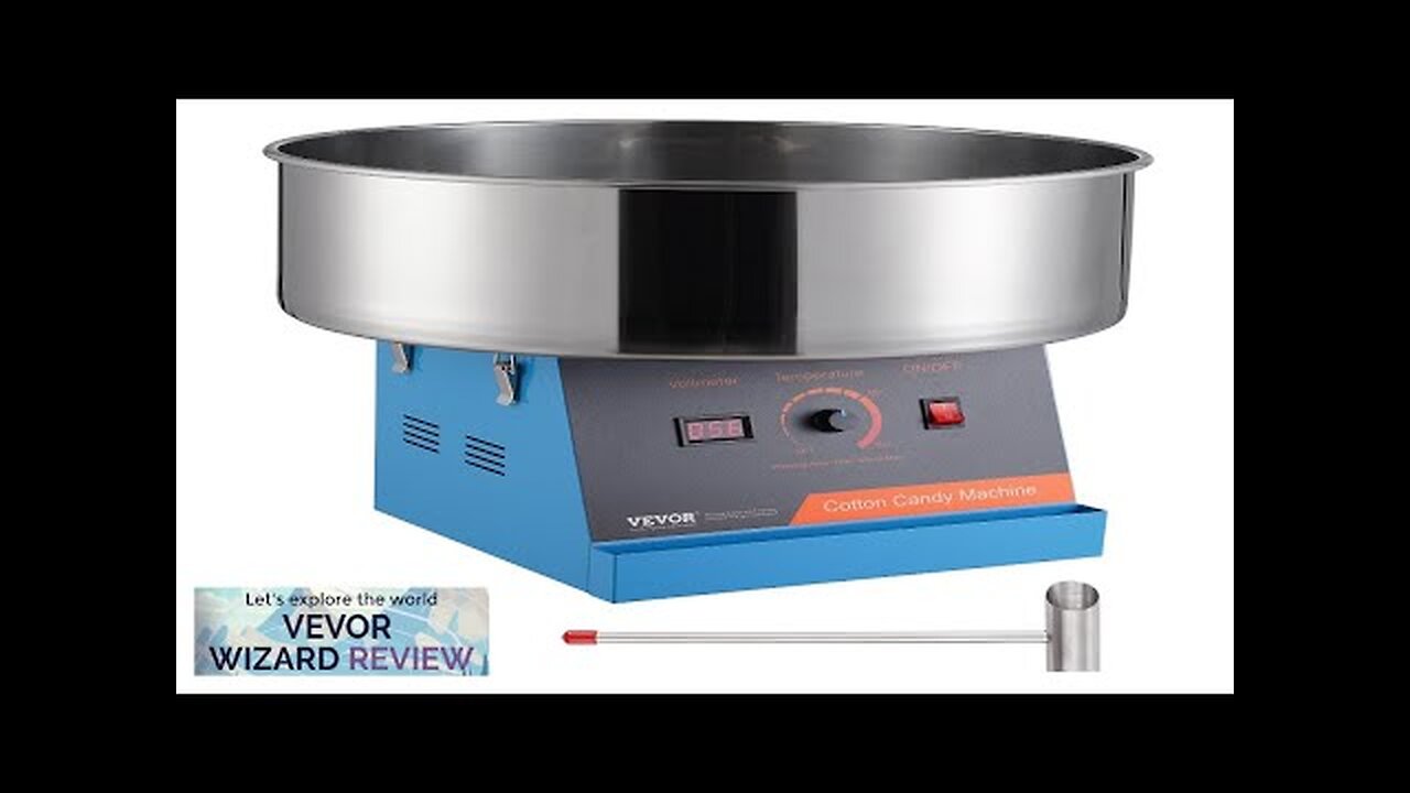 VEVOR Electric Cotton Candy Machine 1000W Candy Floss Maker Commercial Cotton Candy Review