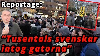 Historiskt stor demonstration i Eskilstuna! "Helt fantastiskt" - Reportage