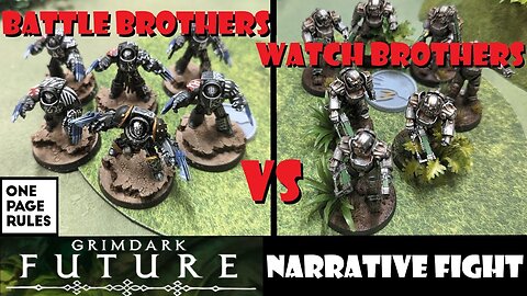 Grimdark Future Power Armor Fight