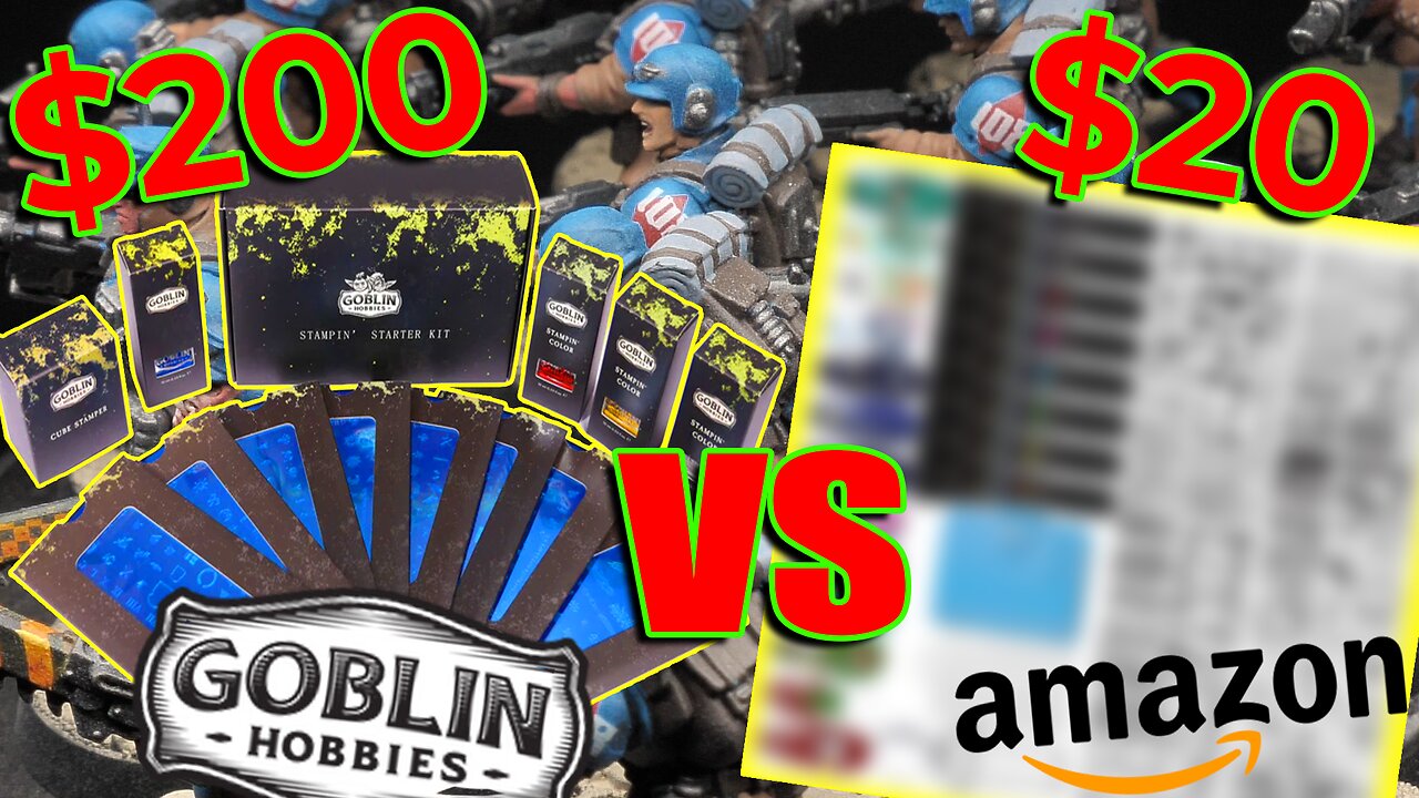 $200 Goblin Hobbies Stampin' Kit VS $20 Amazon Kit