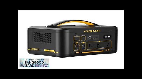 US Direct VTOMAN Jump1800 1800W/1548Wh Portable Power StationExpandable LiFePO4 (LFP Review