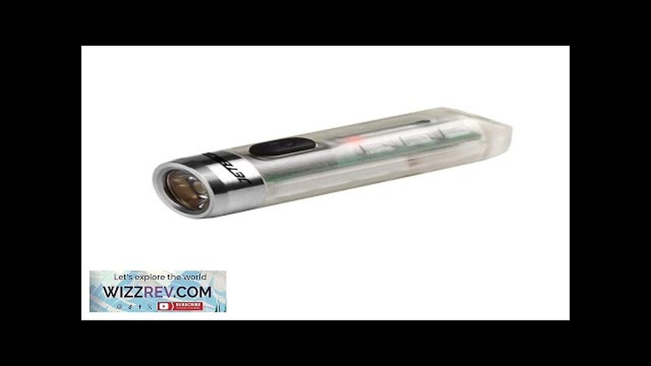 JETBEAM MINI ONE SC 500 Lumen Fluorescence Whitening Agent Detection LED Keychain Review