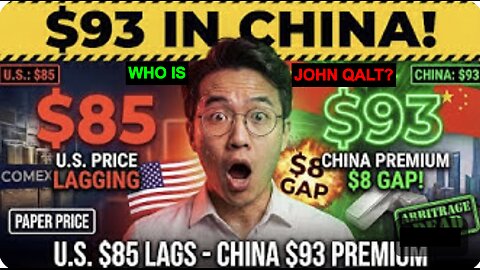 JOHN QALT W/ ASIAN GUY- $93 SILVER IN CHINA! The Arbitrage Is Dead (US Price Lagging by $8!)
