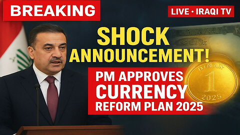 🚨 Shock Announcement on Iraqi TV! Prime Minister Approves Iraqi Dinar Currency Reform Plan 2025 🔍