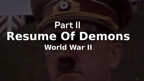 Resume Of Demons Pt II trailer