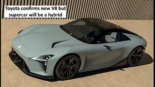 Toyota confirms new V8 engine, but supercar will be hybrid