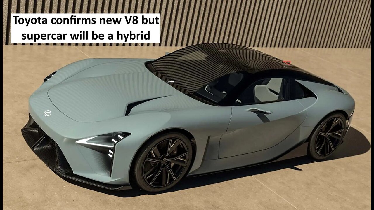 Toyota confirms new V8 engine, but supercar will be hybrid