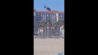 BREAKING: A helicopter just crashed in Huntington Beach