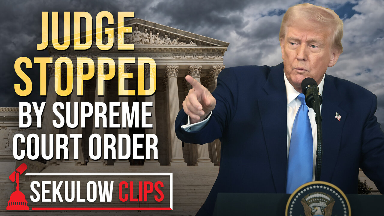 Judge Stopped by Supreme Court Order