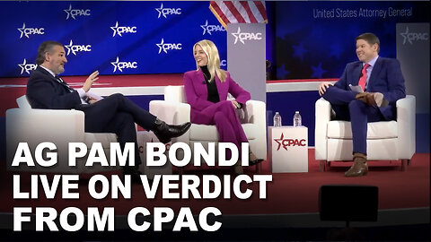 VERDICT EXCLUSIVE! AG Pam Bondi Live From CPAC | Verdict EP 212