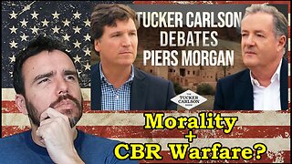 Tucker & Piers - "Morality of CBR Warfare and WW2" Reaction! #tucker #piers #ww2 #nukes