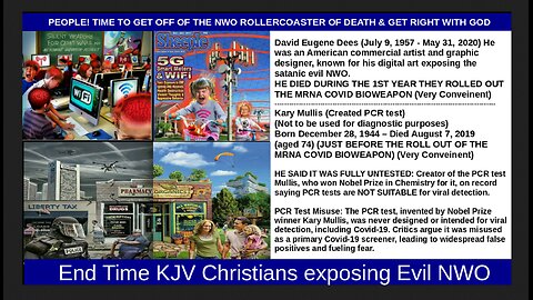 PEOPLE! TIME TO GET OFF OF THE NWO ROLLERCOASTER OF DEATH NOW & GET RIGHT WITH GOD