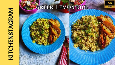 Easy & Delicious Greek Lemon Rice Recipe | Kitchenstagram
