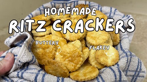 Homemade Ritz Crackers — Simple, Buttery, and Better Than Store-Bought!