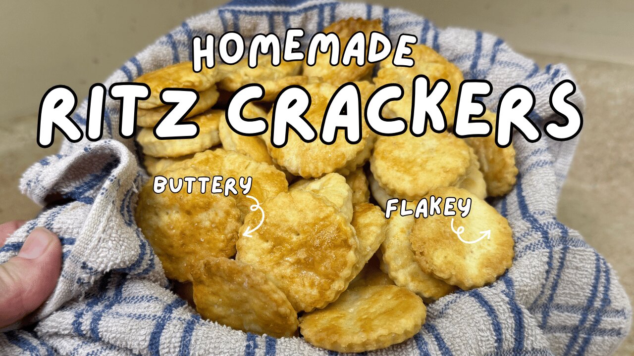 Homemade Ritz Crackers — Simple, Buttery, and Better Than Store-Bought!