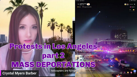 MASS DEPORTATION LIVE protests LOS ANGELES from Sunday, 2/2/25 Part 2