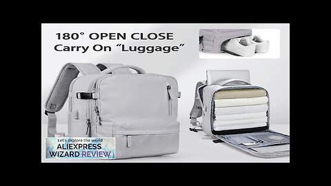 Nylon Backpack Business Travel Backpack with USB Port for Women Men Weekender Review