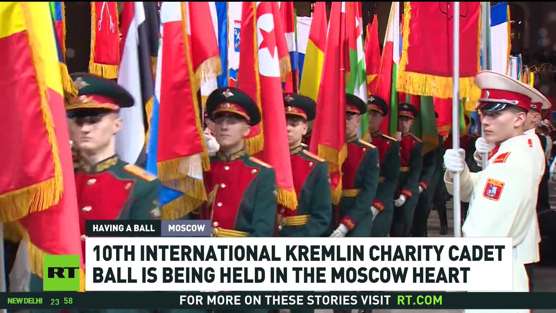 The Kremlin Charity Cadet Ball turns Moscow into a fairytale