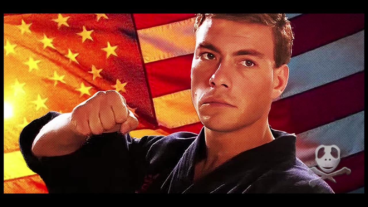 Jean Claude Van Damme in a Media Litter Sandwich