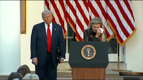 Mrs. Erika Kirk Accepts Charlie's Presidential Medal of Freedom on His 32nd Birthday