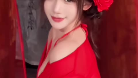 Attractive Coral red Attire Voluptuous Highlights | Daily Beauty EP 743