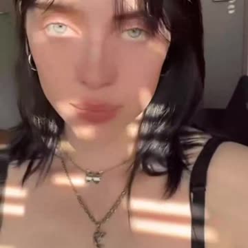 Billie Eilish Sensually showing her Boobs