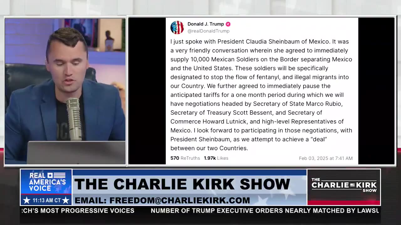 Charlie Kirk explains how tariffs WORK and what President Trump is aiming to accomplish with them