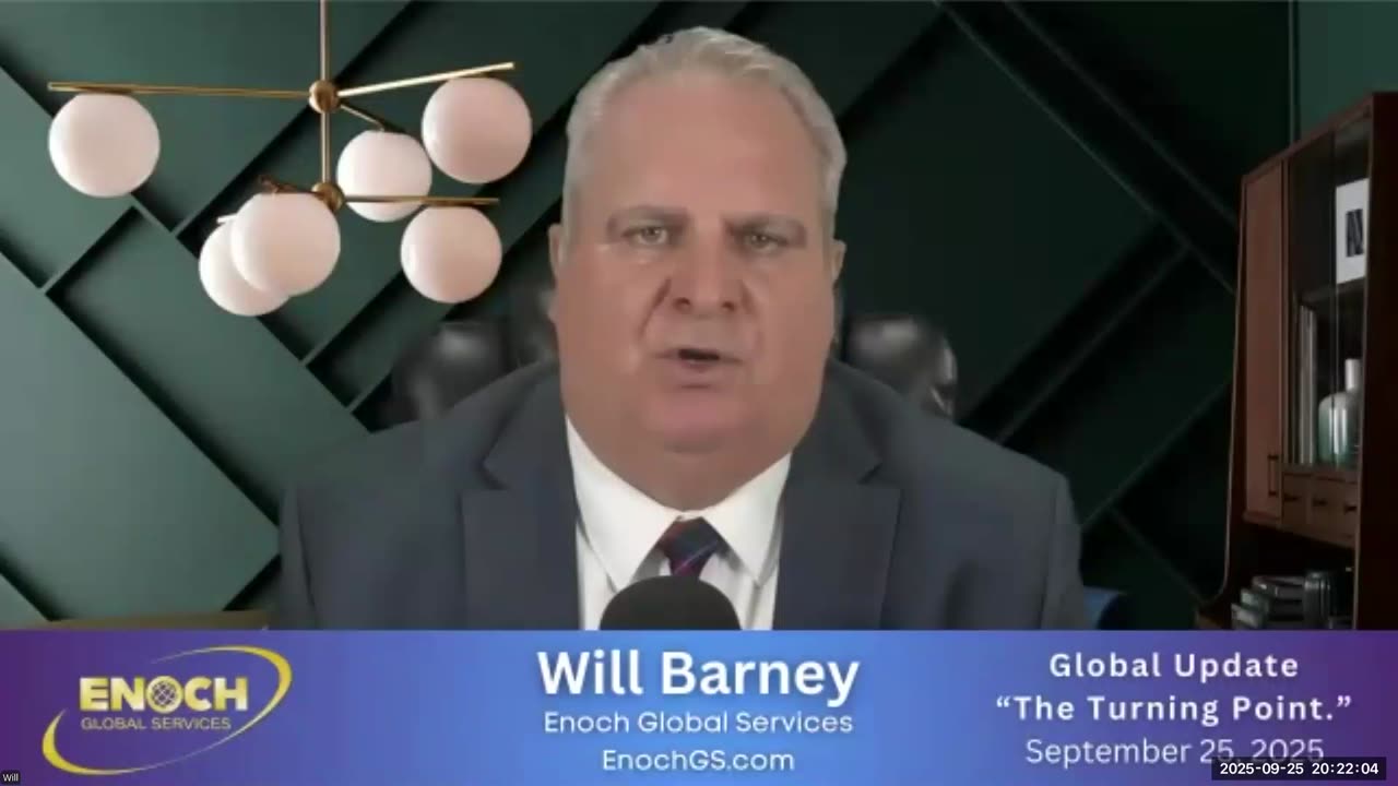 Will Barney Global Update 9-25-2025 "The Turning Point"