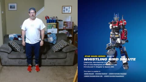 FFG Dance Fortnite Emotes Whistling Bird Salute