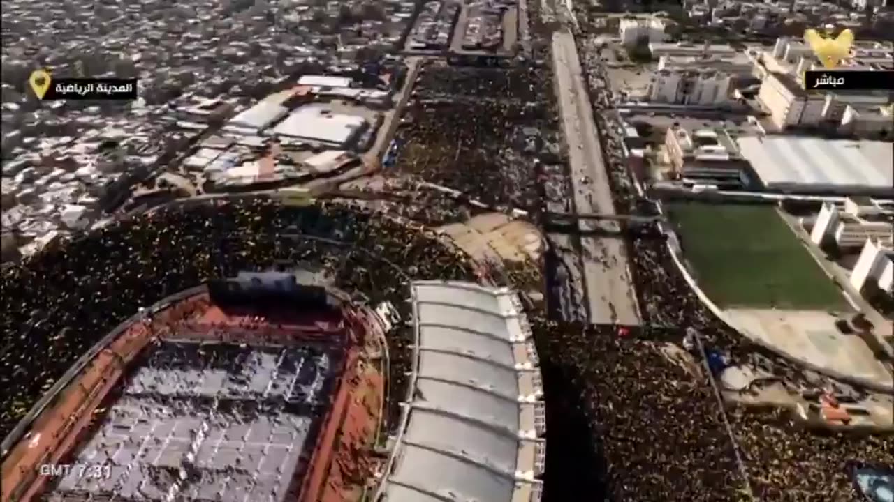 The funeral of Hassan Nasrallah has begun in Lebanon