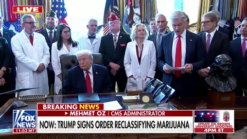Marijuana reclassified after Trump signs executive order
