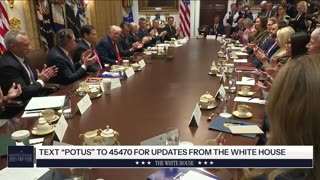 Trump holds Cabinet meeting after striking historic Israel-Hamas peace deal - October 9, 2025