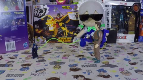 The Real Ghostbusters Peter Venkman and Grabber Ghost figures