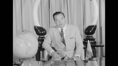 Laotian Prime Minister Speaks: Report To The People (Original Black & White Film)