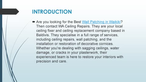 Best Wall Patching in Waikiki