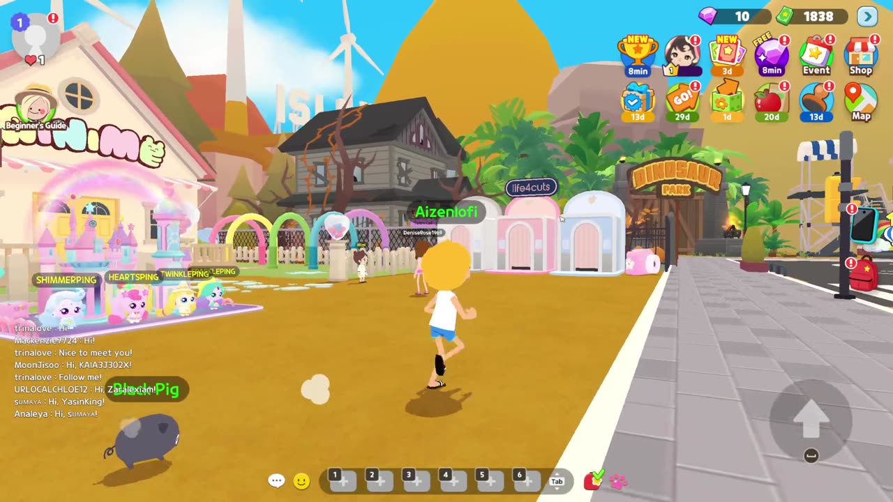 playing games
