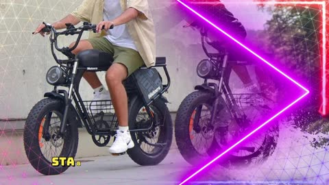 Hidoes B9 Electric Bike 750W Motor 48V 33.8AH Battery 20 inch Fat Tire Electric Bike