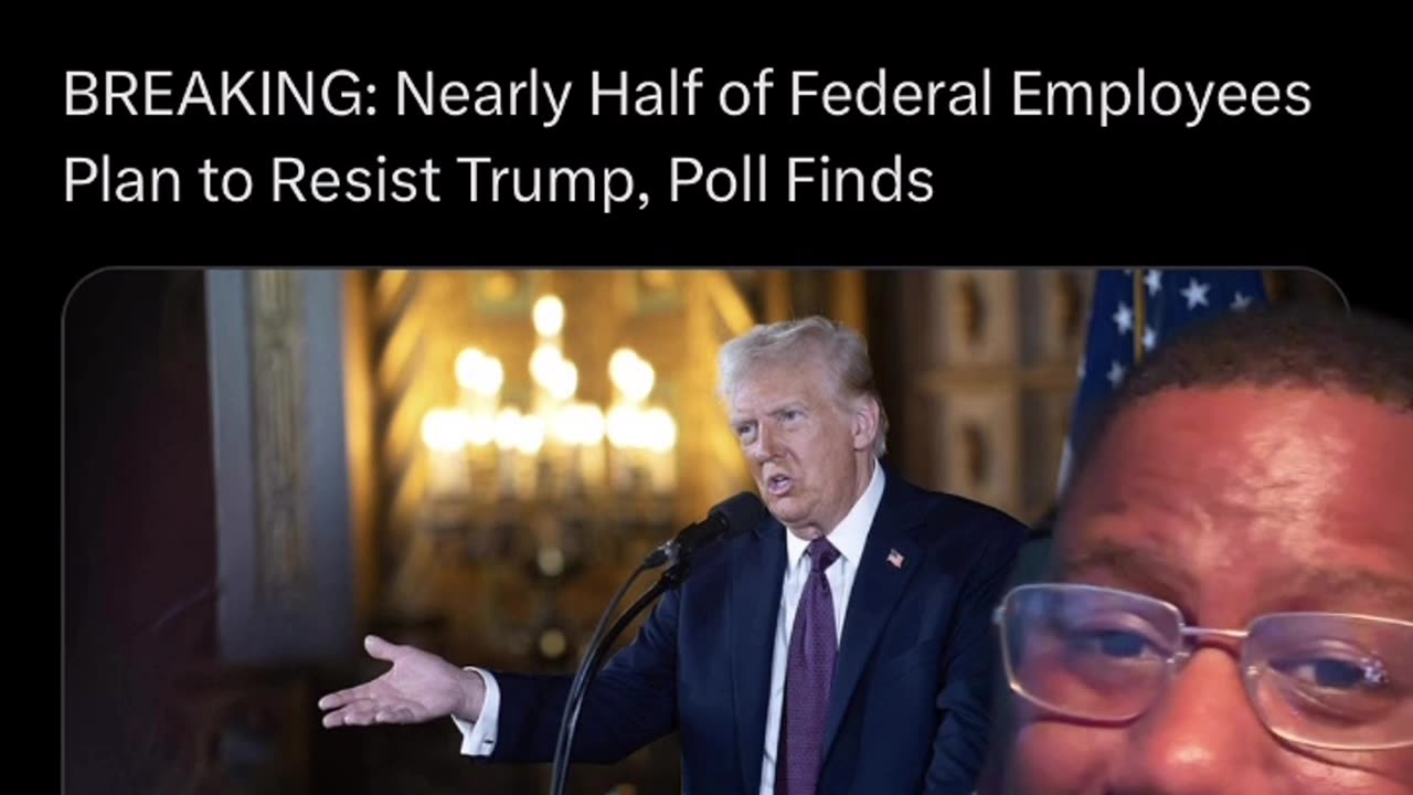 BREAKING: Nearly Half of Federal Employees Plan to Resist Trump, Poll Finds