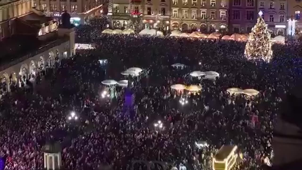 This is Christmas in Krakow, Poland. This was once a Normality in Europe.