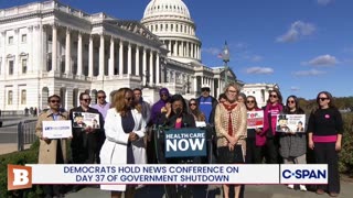 MOMENTS AGO: Democrats Hold News Conference on Day 37 of Gov't Shutdown...