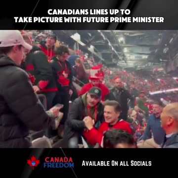 Canadians Line Up to Take a Photo With Pierre Poilievre