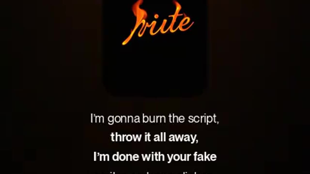 Burn the Script - Fem