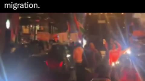 Pro-Palestinian Islamists take over the streets of Montreal, Canada - Despite the war being over