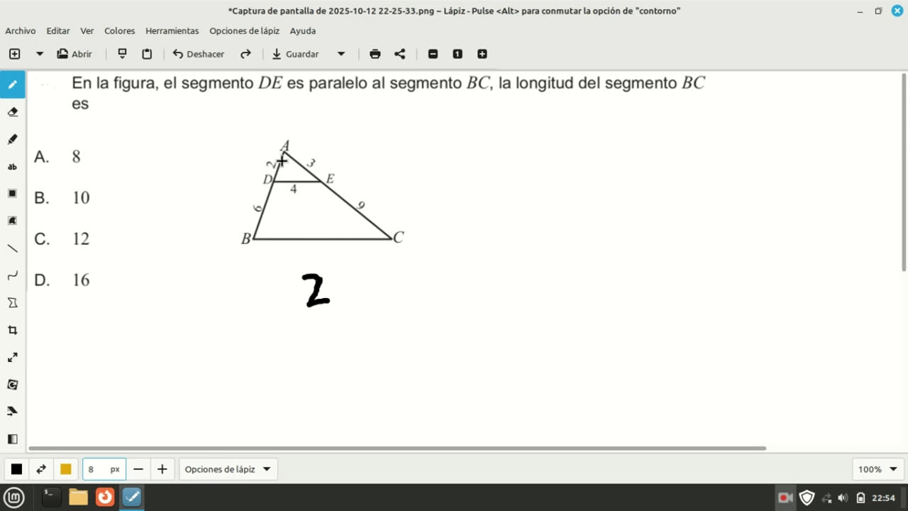 question about similar triangles