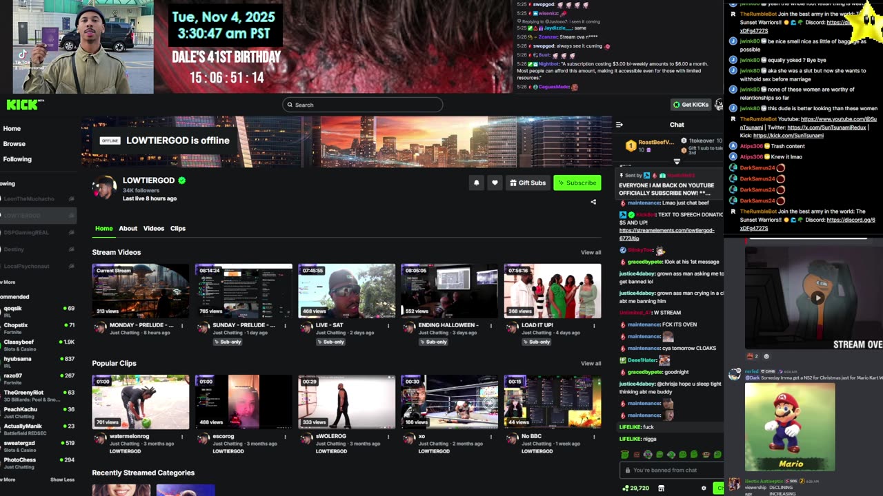 | LowTierGod Restream Live 🔴